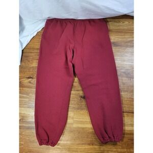 Vintage Russell Athletic Sweatpants Mens Large Red Fleece Joggers Made USA 90s